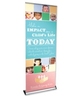 Premium Banner Stands-Indoor Telescoping