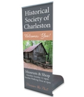 Premium Banner Stands-Outdoor Telescoping