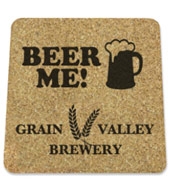 Cork Coasters - 4" X 4"