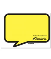 Dry Erase Decals - Rect. Conversation Bubble-8" X 11"
