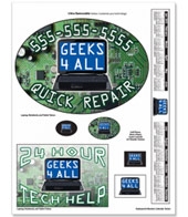 Tech Tattoos™ - 7" X 11"