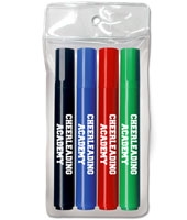 Chisel Tip Permanent Markers - USA Made - 4 ct