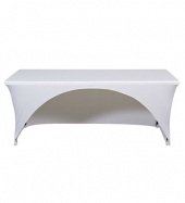 6' UltraFit Curve Table Throw (Full-Color Front Only)