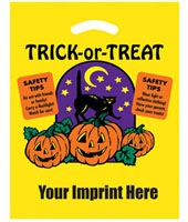 Stock Design Halloween Die Cut Bag - Trick-or-Treat