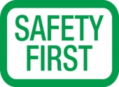 SAFETY FIRST Shoulder Patch (1.75 X 2.375)