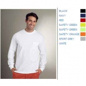 Adult Ultra Cotton® Long-Sleeve Pocket T-Shirt