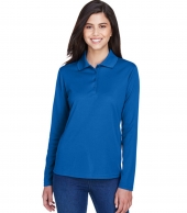 CORE365 Ladies' Pinnacle Performance Long-Sleeve Piqué Polo