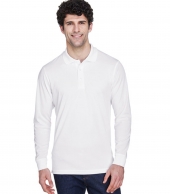Men's Pinnacle Performance Long-Sleeve Piqué Polo