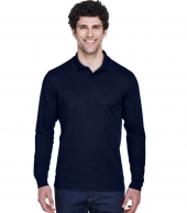 Men's Tall Pinnacle Performance Long-Sleeve Piqué Polo