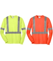 CornerStone® ANSI 107 Class 2 Long Sleeve Safety T-Shirt