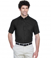 Men's Tall Optimum Short-Sleeve Twill Shirt