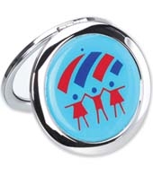 Color Me Round Mirror Compact