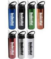 24 oz Water Bottle with Flip Top Sport Lid