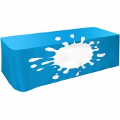 All Over Dye Sub Table Cover - fitted poly 3-sided, fits 8' table