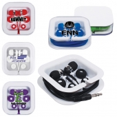 Earbuds in Square Case