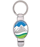 Oval Bottle/Can Opener Key Tag