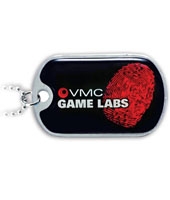 Aluminum Dog Tags With 30” Ball Chain