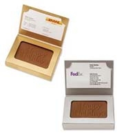 Custom Chocolate Cookies - Cookie Business Card Box