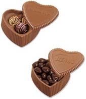 Heart Box with 3 Filled Assorted Truffles
