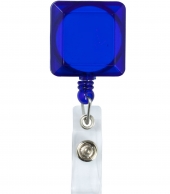 "KENT VL" 30" Cord Square Retractable Badge Reel and Badge Holder