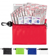28 Piece Multi-Bandage First Aid Kit in Supersized Zipper Pouch
