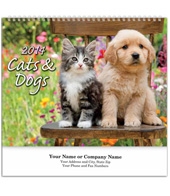 Furry Friends Wall Calendar Spiral