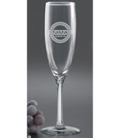 6 oz. Domaine Flute - Deep Etched