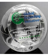 Clipped Globe 4" Dia.