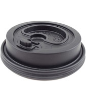 12 Oz. to 20 Oz. Black Insulated Paper Cups Lid
