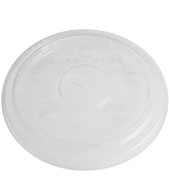 Clear 16 Oz. Eco-Friendly Straw-Slotted Lid