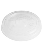 Clear 10 Oz. Eco-Friendly Straw-Slotted Lid
