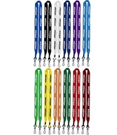3/4" Cotton Double Swivel Hook Lanyard