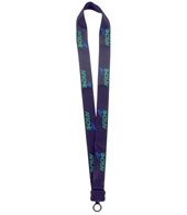 1" Dye-Sublimated Lanyard with Plastic Clamshell & O-Ring