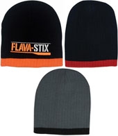 Two Tone Cable Knit Beanie - Toque