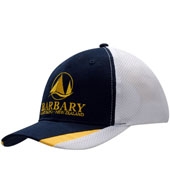 Brushed Heavy Cotton & Mesh with Fabric & Mesh Inserts on Peak