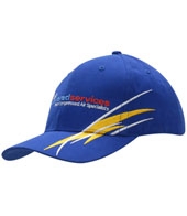 Brushed Heavy Cotton with Strike Embroidery on Crown & Peak