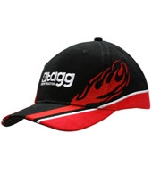 Brushed Heavy Cotton w/ Embroidery Flames & Trim