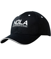 Brushed Heavy Cotton with Fabric Inserts on Crown & Peak