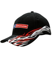 Brushed Heavy Cotton with Peak & Crown Flame Embroidery