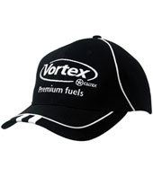 Brushed Heavy Cotton with Piping on Crown & Peak