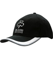 Brushed Heavy Cotton with Peak Insert/Embroidery