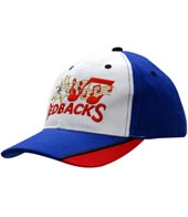 Brushed Heavy Cotton with Peak Inserts/Embroidered Lines