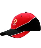 Brushed Heavy Cotton with Fabric Inserts/Piping on Crown & Peak