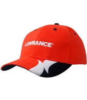 Brushed Heavy Cotton with Peak Trim & Embroidery