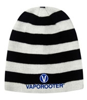 Rolled Down Acrylic Striped Beanie - Toque