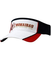 Brushed Heavy Cotton Tri Colour Visor