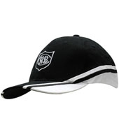 Brushed Heavy Cotton with Crown & Peak Inserts/Embroidery