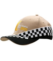 Brushed Heavy Cotton with Sandwich Trim & Check Embroidery