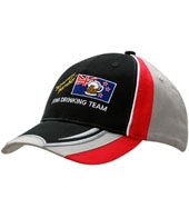 Brushed Heavy Cotton with Inserts/Piping on Crown