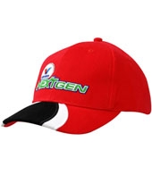 Brushed Heavy Cotton with Peak Inserts & Embroidery